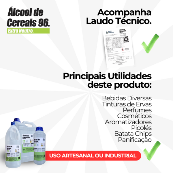 Álcool de Cereais Combo 6 Litros - Image 2