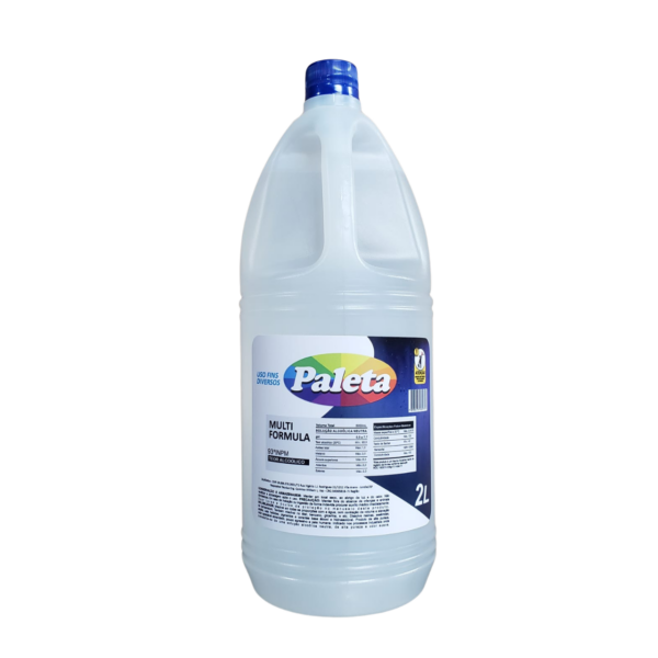 Solução Alcoólica Alimentícia Paleta,  2 Litros