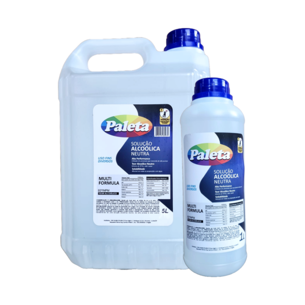 Solução Alcoólica Neutra Paleta,  6 Litros